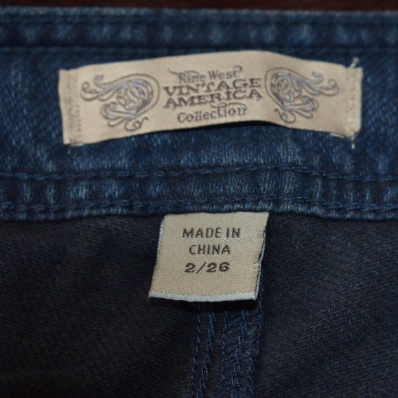 Nine West Vac Dumont Jogger Knit Jeans Size 26 - Picture 8 of 10